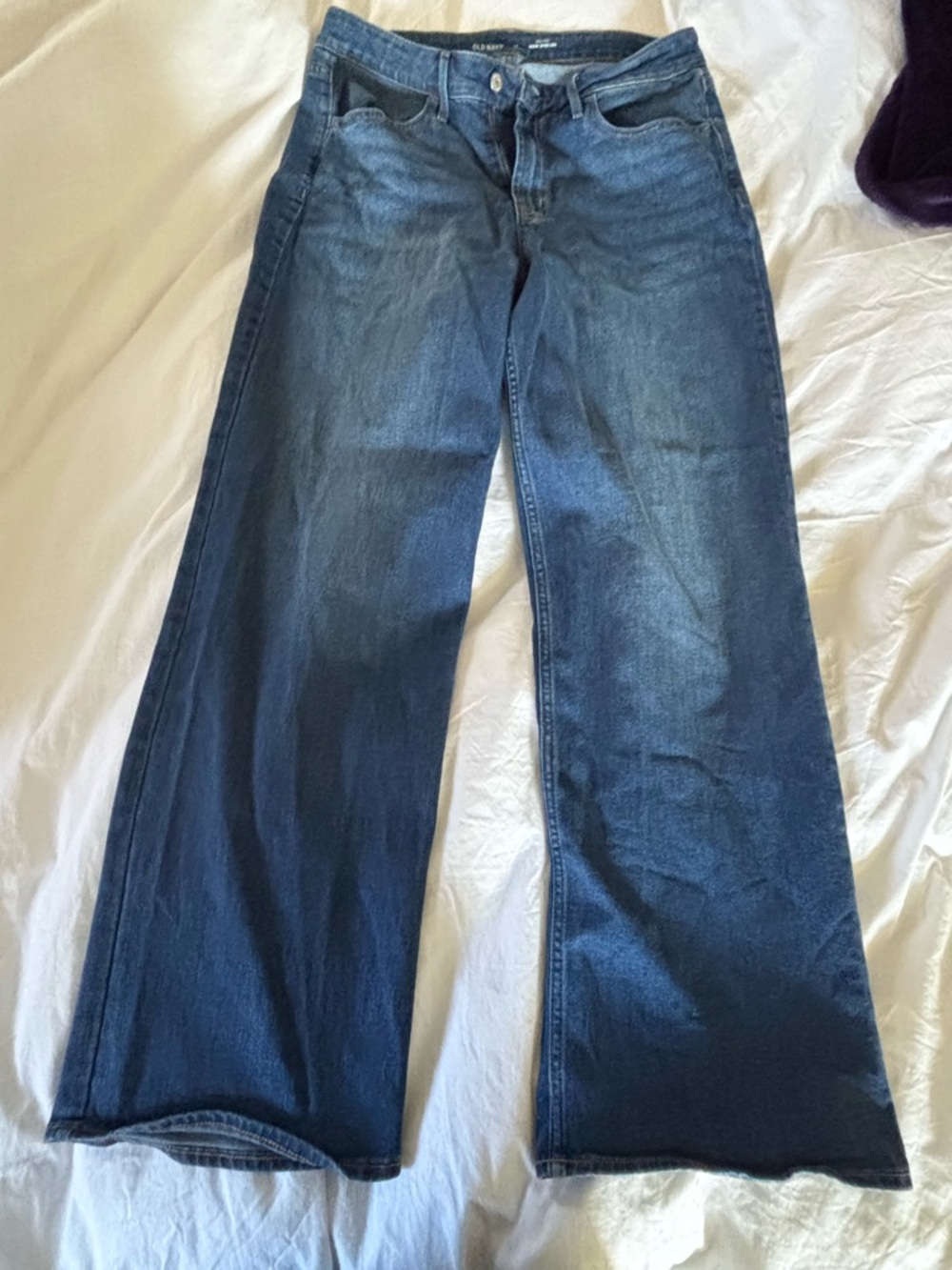 Old Navy Dark Blue Wide-Leg Jeans